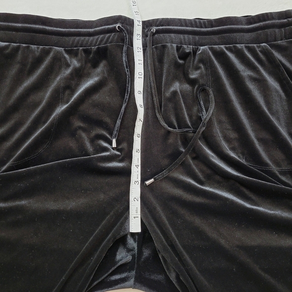 Torrid Velvet Black Pull-On Drawstring Lounge Pants Size 4X - Picture 10 of 12